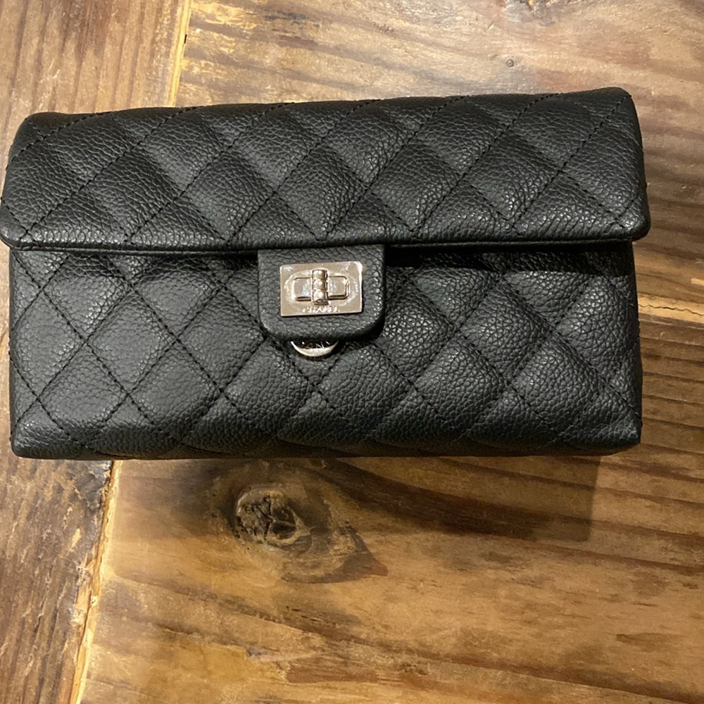 Chanel staff uniform 2.55 belt bag Caviar Black waist purse bag/fanny pack